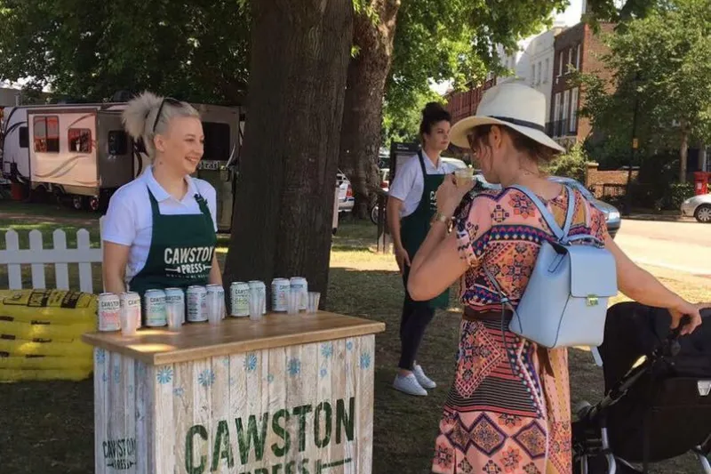 Promotional staff cawston press activation